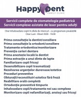 Servicii HappyDent Family Clinic